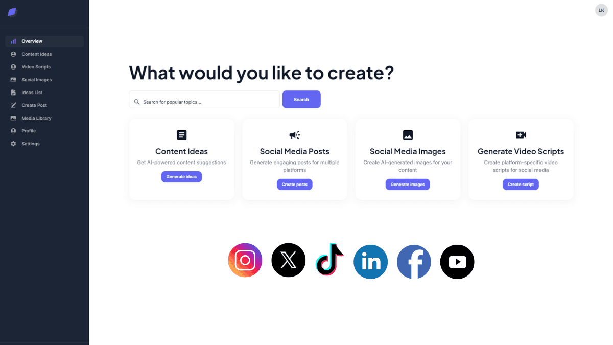 MoreFollow Dashboard